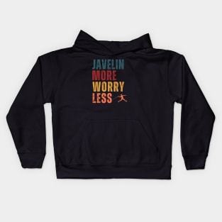 Javelin More Worry Less Kids Hoodie